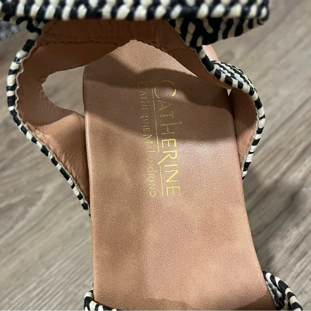 CATHERINE MALANDRINO DAVINA WEDGE SANDALS SIZE 7